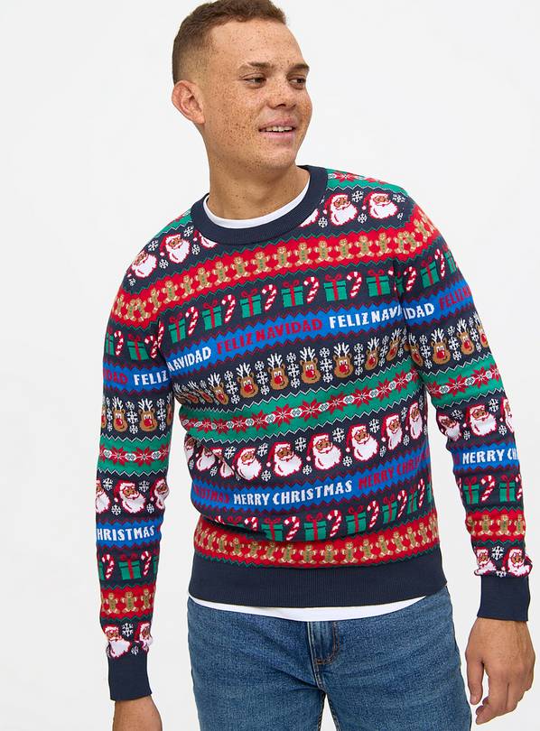 Mens wool christmas jumpers hotsell